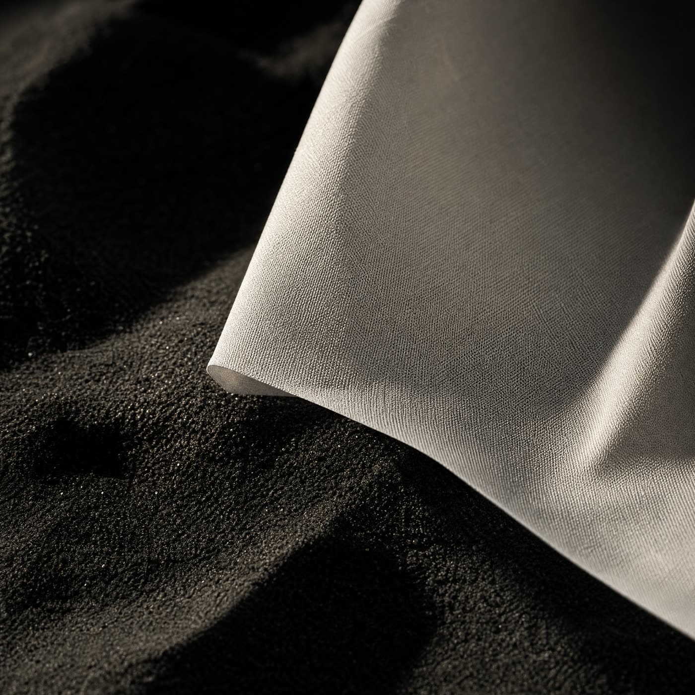 Macro of fine cotton.