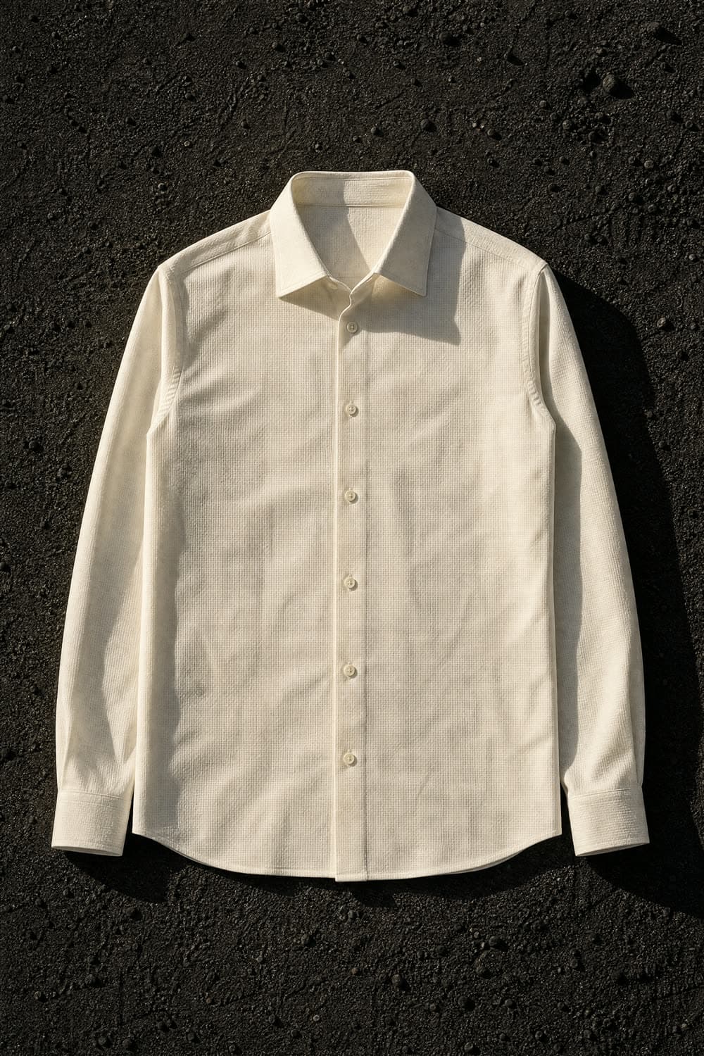Cotton Dobby — photographed flat